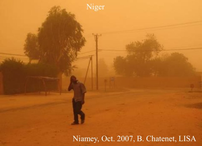 Tempete de sable à Niamey